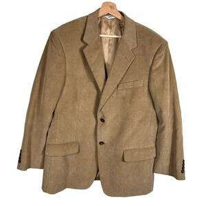 Joseph & Feiss Blazer Men Size 42‎ Brown Corduroy Career Sport Coat Jacket